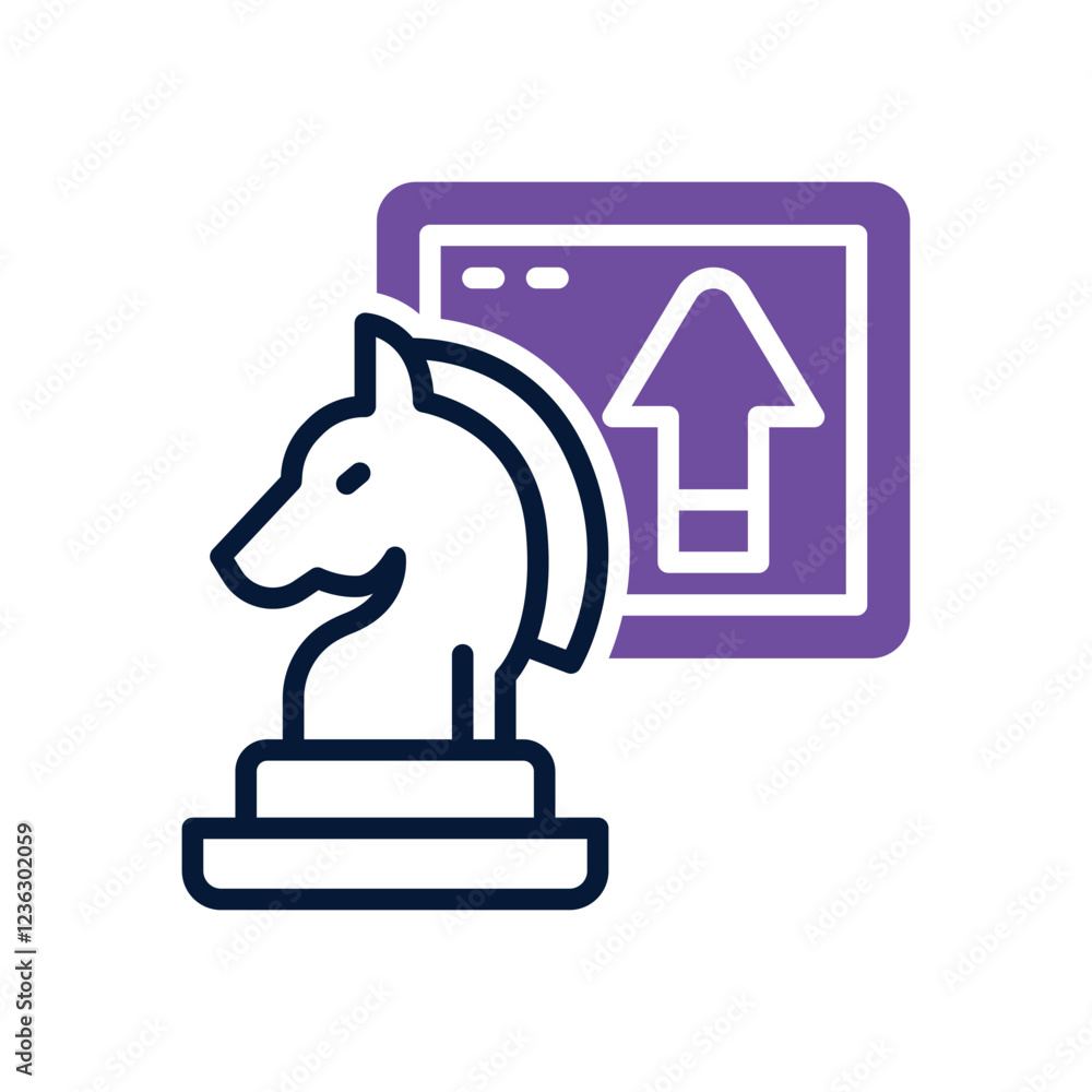 strategy dual tone icon. vector icon for your website, mobile, presentation, and logo design. strategy dual tone icon. vector icon for your website, mobile, presentation, and logo design.
