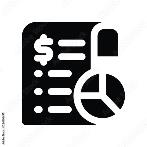debenture solid icon. vector icon for your website, mobile, presentation, and logo design.