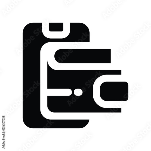 ewallet solid icon. vector icon for your website, mobile, presentation, and logo design.
