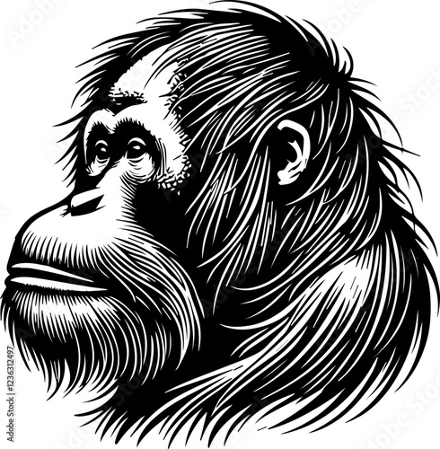 Orangutan icon 
