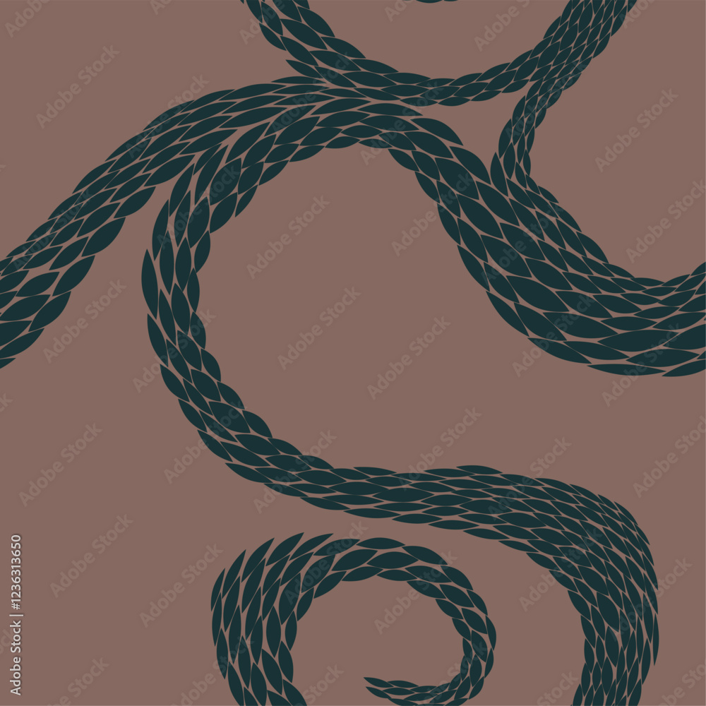 Fotografie vector decorative texture of snake skin