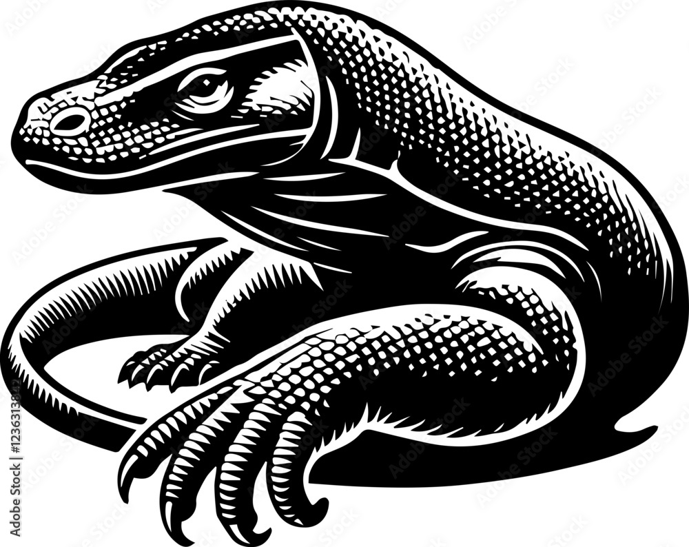 Komodo dragon icon Komodo dragon icon