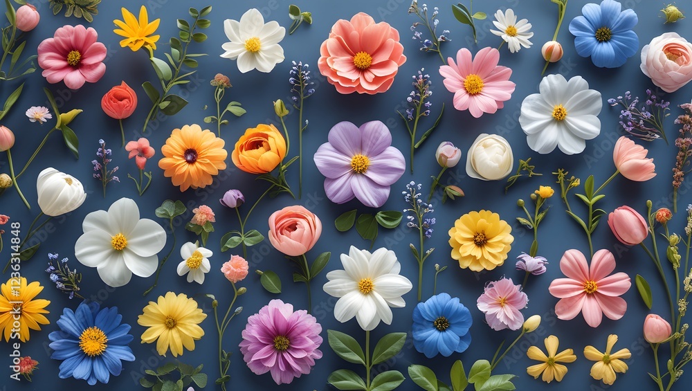 spring floral flowers background
spring floral flowers background