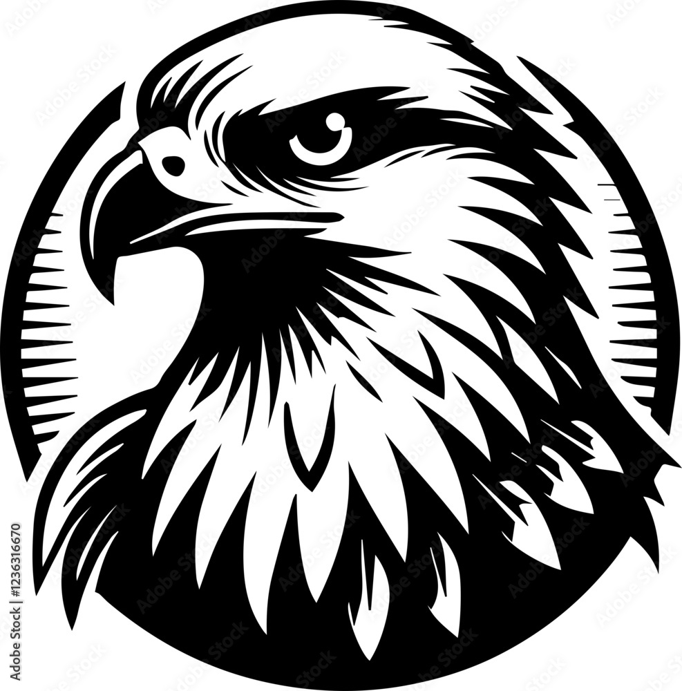 Obraz premium Hawk icon