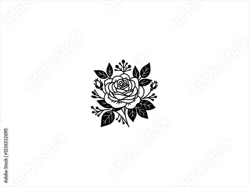 Rose logo vector desigen imeja