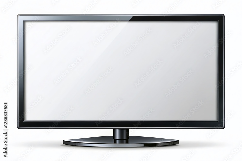 Blank TV Screen Mockup for Displaying Content and Presentations Blank TV Screen Mockup for Displaying Content and Presentations