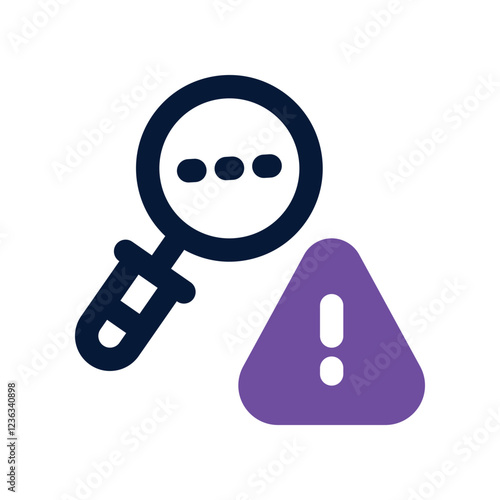 detection dual tone icon. vector icon for your website, mobile, presentation, and logo design.