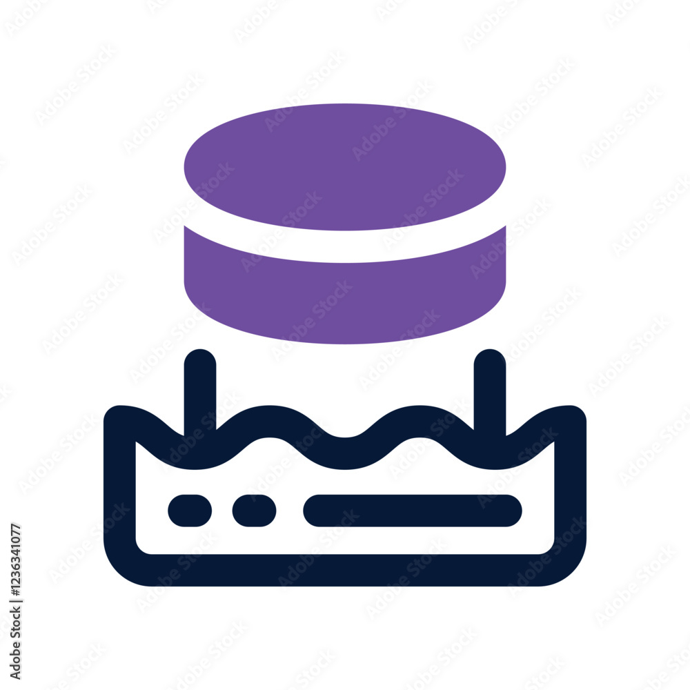 data lake dual tone icon. vector icon for your website, mobile, presentation, and logo design. data lake dual tone icon. vector icon for your website, mobile, presentation, and logo design.
