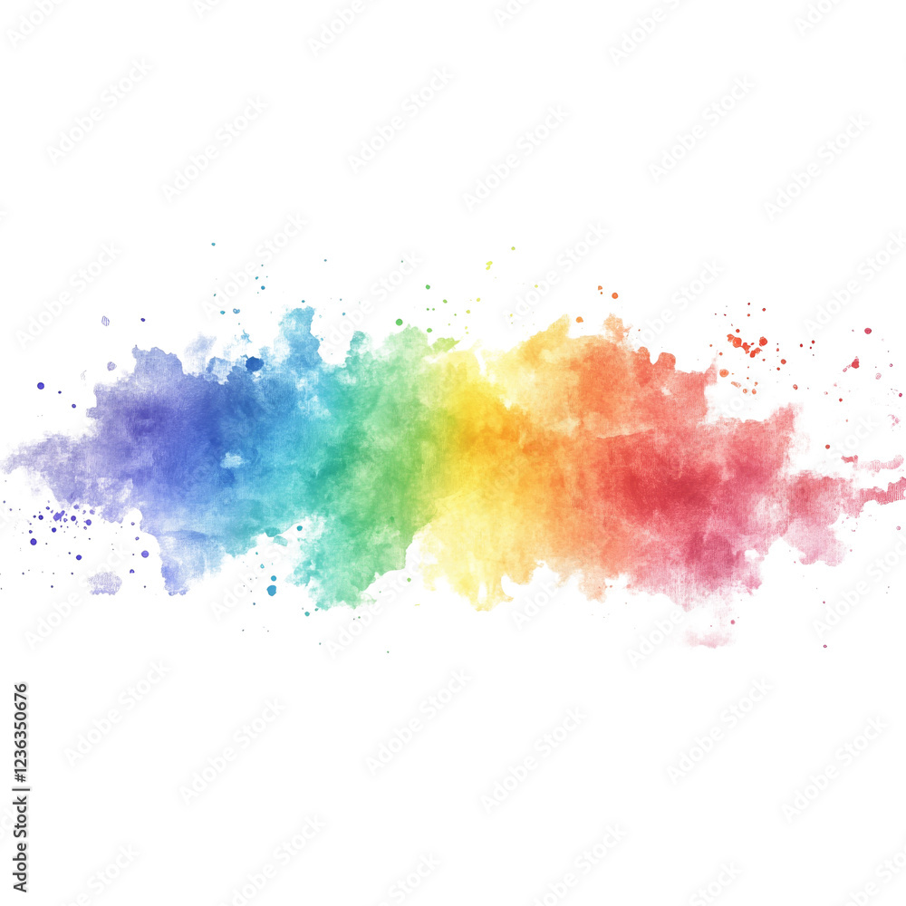 Fototapeta premium Rainbow Confetti Clipart, Rainbow Confetti Overlay, Birthday and Party Rainbow Confetti