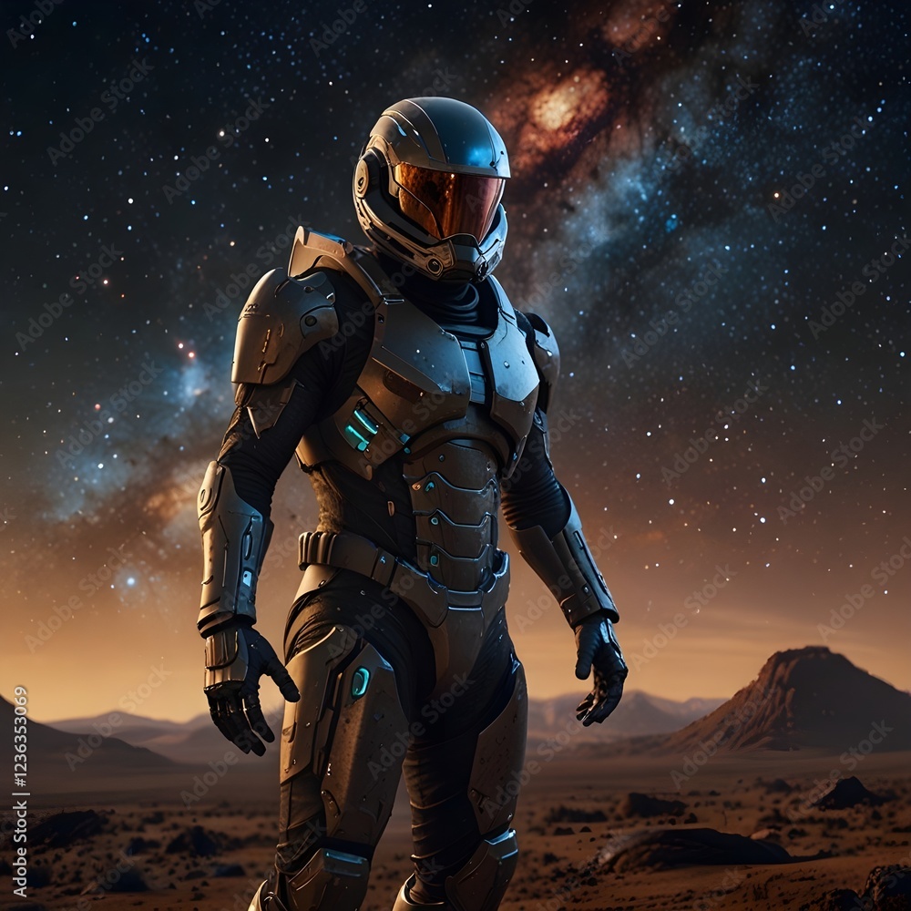 Fototapeta premium Space. Galaksi of Andromeda. Fantasy