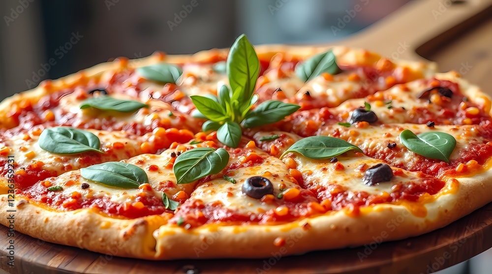 Dishes (such as pizza, sushi or burgers) in pop art style Dishes (such as pizza, sushi or burgers) in pop art style
