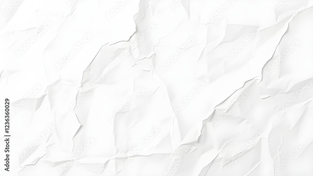 Obraz premium White crumple paper texture background