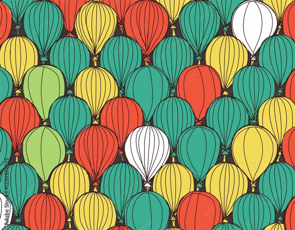 balloons seamless pattern balloons seamless pattern