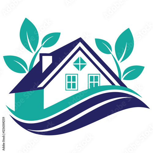 House logo design for real estate