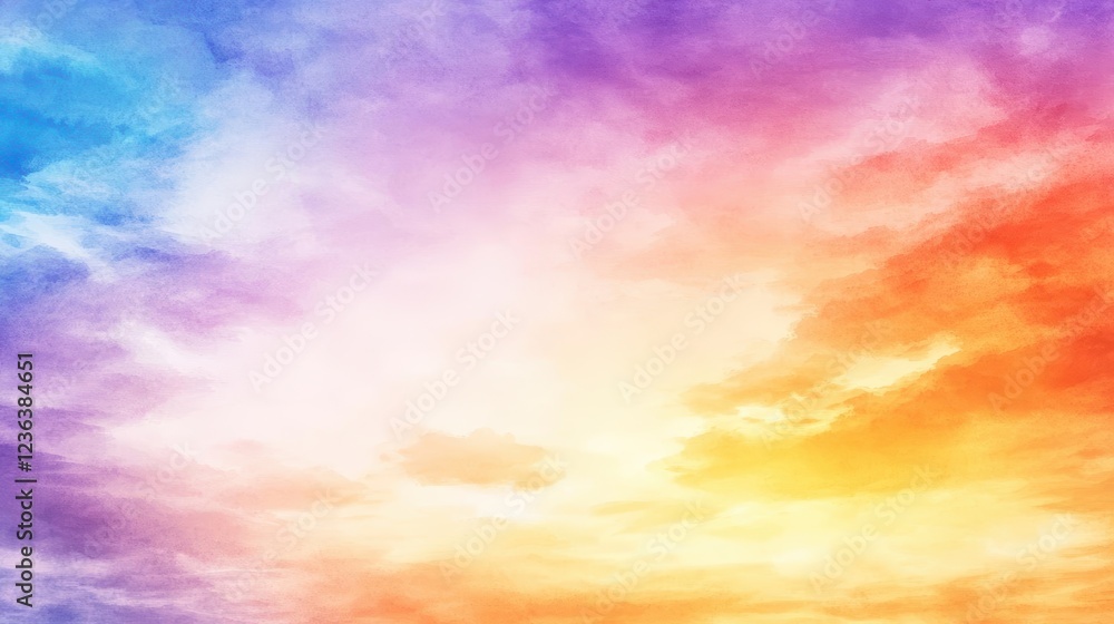 Vibrant Colorful Sky at Dusk Filled with Fluffy Clouds Creating a Dreamy Atmosphere Perfect for Inspiration and Imagination in a Natural Setting Vibrant Colorful Sky at Dusk Filled with Fluffy Clouds Creating a Dreamy Atmosphere Perfect for Inspiration and Imagination in a Natural Setting