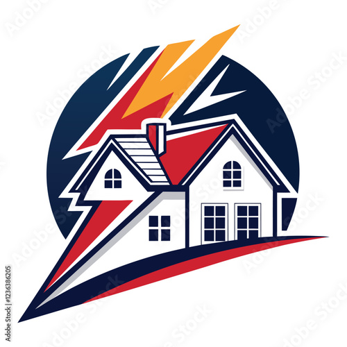 House logo design for real estate