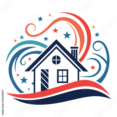 House logo design for real estate