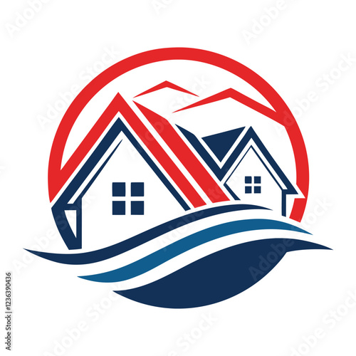 House logo design for real estate