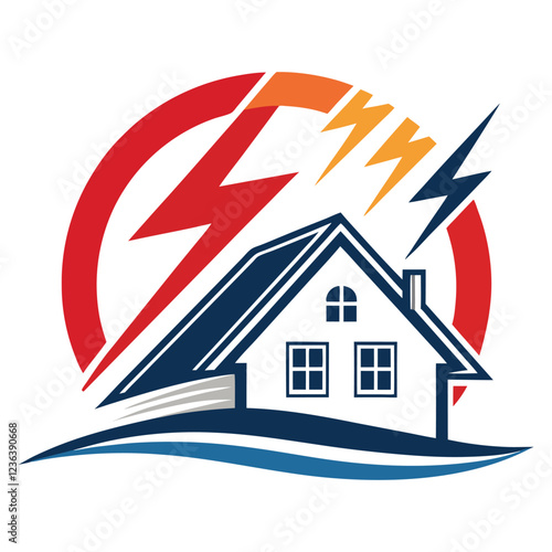 House logo design for real estate
