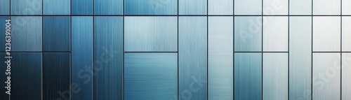 Wallpaper Mural Vibrant Blue Metal Wallpaper Featuring Intricate Geometric Pattern Creating a Modern and Stylish Atmosphere for Contemporary Interior Spaces Torontodigital.ca