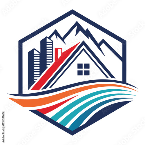 House logo design for real estate
