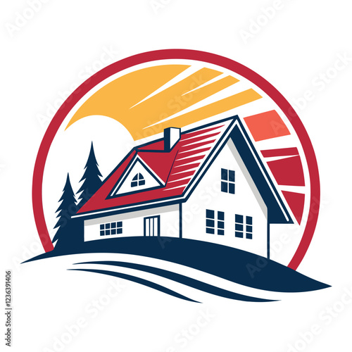 House logo design for real estate