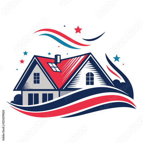 House logo design for real estate