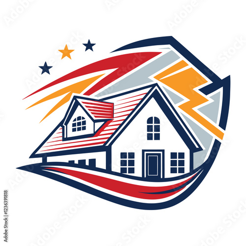 House logo design for real estate