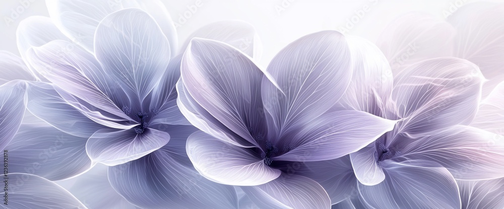 Fototapeta premium Soft, dreamy lilac flowers close-up.