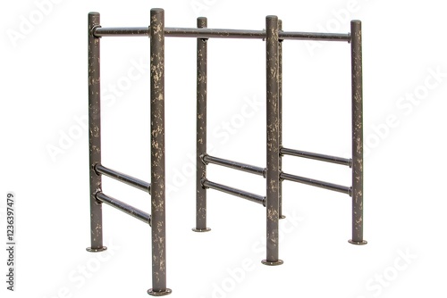 Outdoor Metal Parallel Bars for Fitness photo