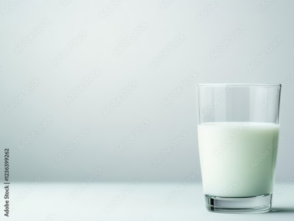 A Refreshing Glass of Milk Set Against a Bright and Inviting Kitchen Background Capturing the Essence of Simplicity and Nourishment in Daily Life A Refreshing Glass of Milk Set Against a Bright and Inviting Kitchen Background Capturing the Essence of Simplicity and Nourishment in Daily Life