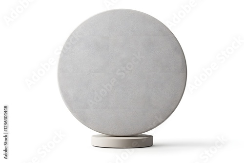 Modern Oval Sculpture on Stand: Design photo