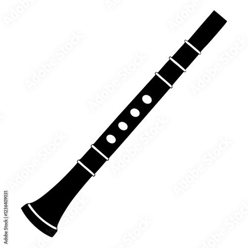 shakuhachi vector illustration