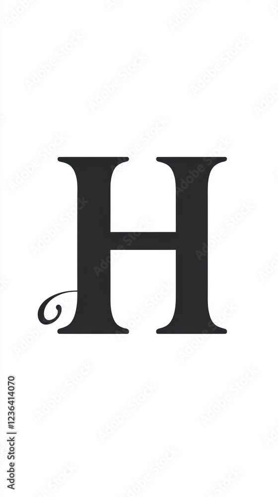 Stylish black and white logo showcasing the letter H designed with elegant calligraphy elements in a minimalist style suitable for branding purposes Stylish black and white logo showcasing the letter H designed with elegant calligraphy elements in a minimalist style suitable for branding purposes