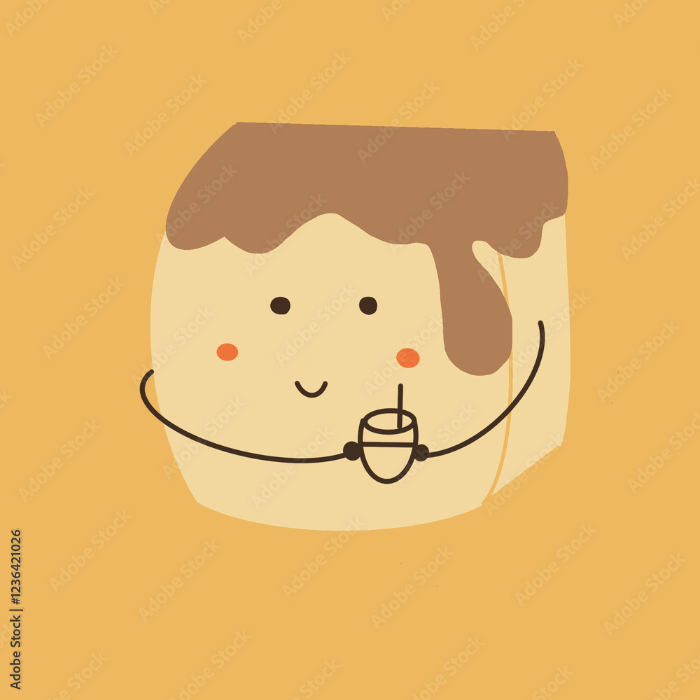 Obraz premium Tofu icon
