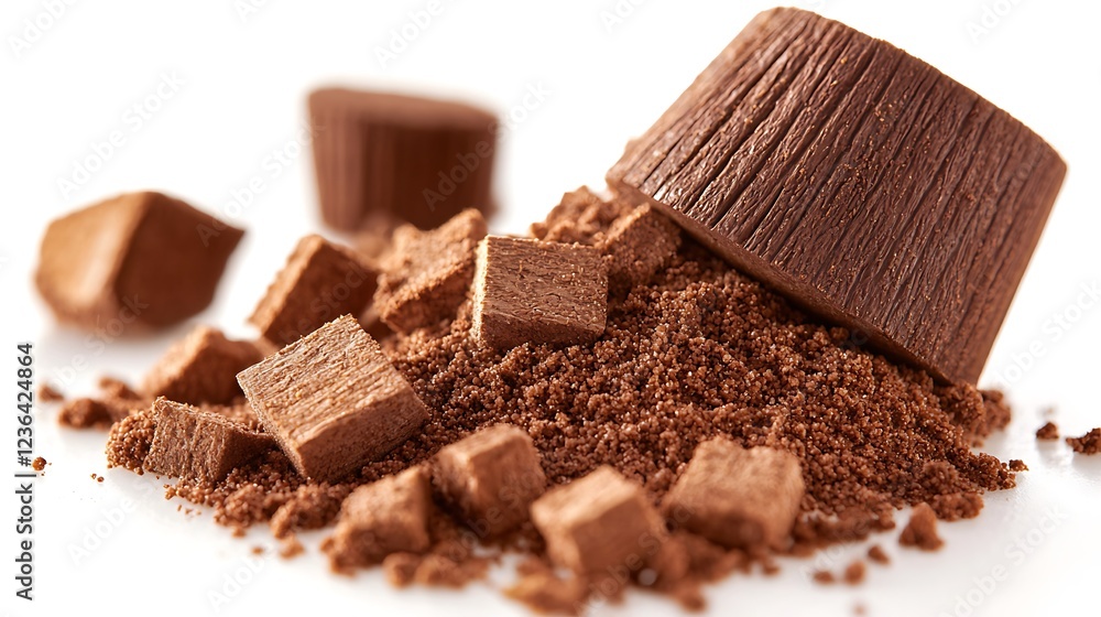 Chocolate Cubes and Powder Chocolate Cubes and Powder