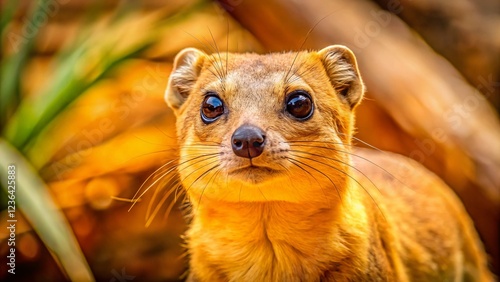 Saharan Gundi in Enclosure at the Zoo photo