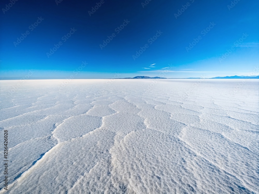 Obraz premium Salt Flat Horizon with Copyspace