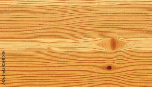 A smooth and polished wooden surface with natural grain patterns and warm tones, showcasing the beauty and simplicity of high-quality wood material for design or background use. photo