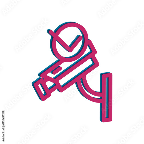 CCTV icon design template