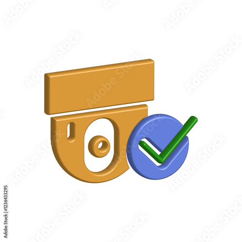 CCTV icon design template