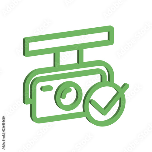 CCTV icon design template