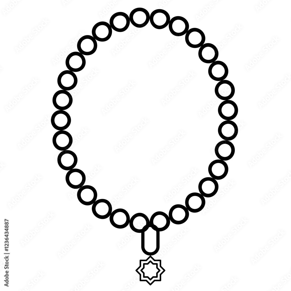 Obraz premium Prayer Beads Icon