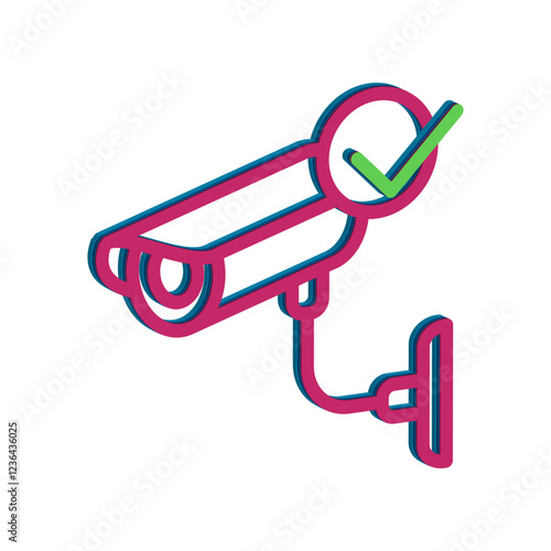 CCTV icon design template