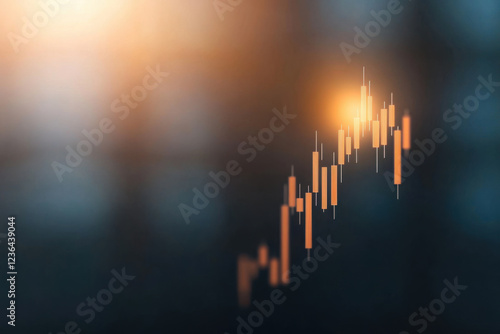 Stock Market Growth Chart Background