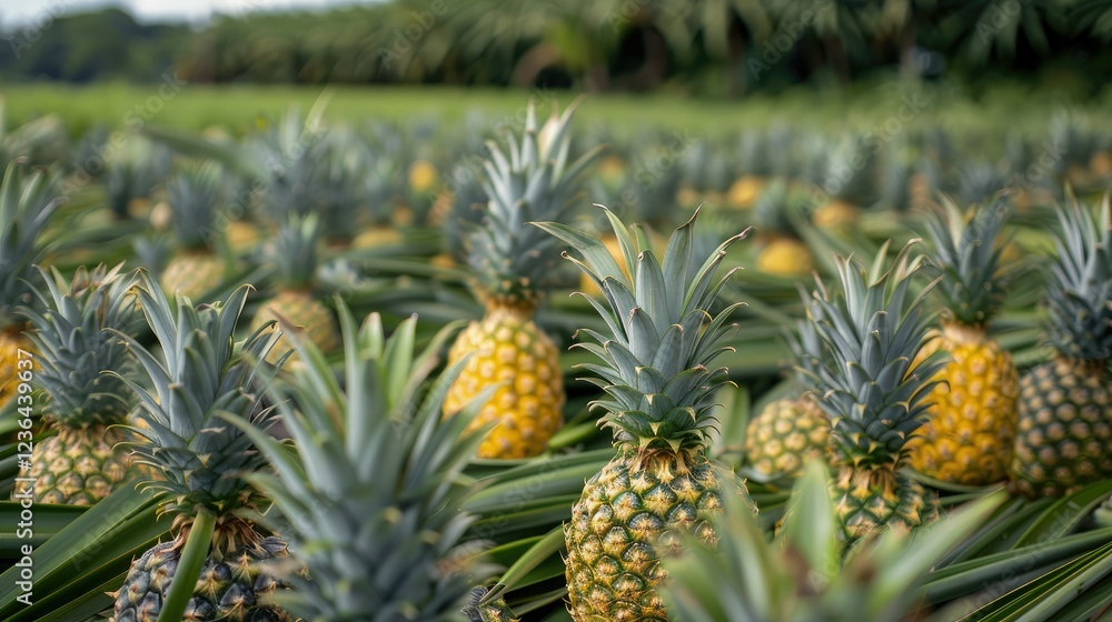 pineapple plantation with many pineapples --no text and people, human --chaos 10 --ar 16:9 Job ID: 0c110b49-b61f-420c-bfec-9ebc6a46b24b pineapple plantation with many pineapples --no text and people, human --chaos 10 --ar 16:9 Job ID: 0c110b49-b61f-420c-bfec-9ebc6a46b24b