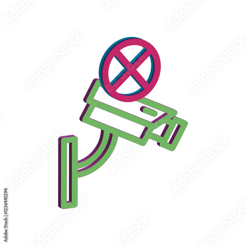 CCTV icon design template