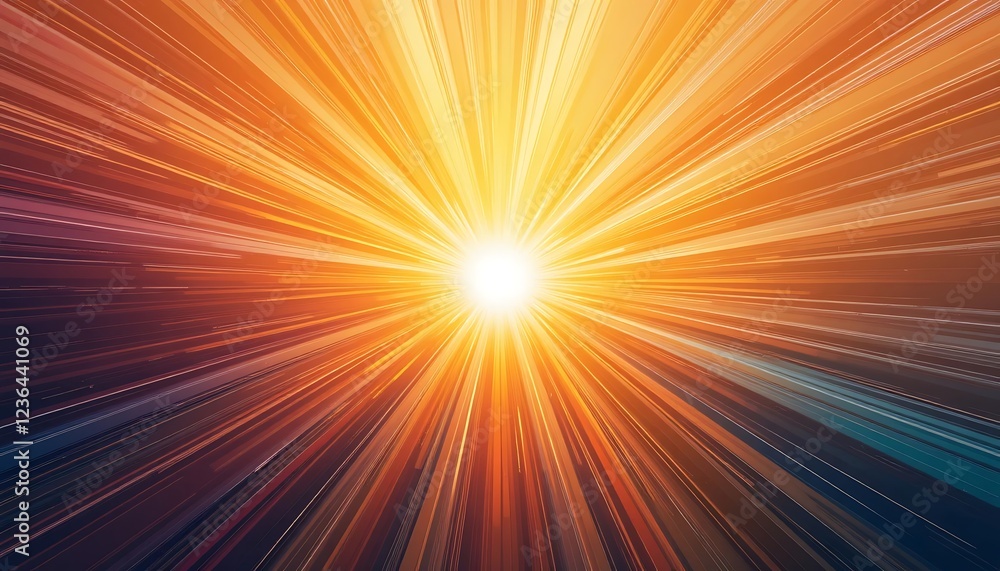 Radiant Sunburst Abstract Light Energy Burst Radiant Sunburst Abstract Light Energy Burst