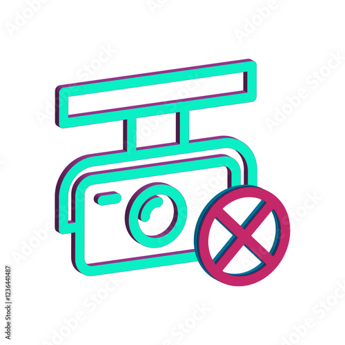CCTV icon design template