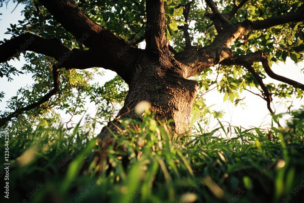 Fruit tree in sunlight during daytime. Fruit tree in sunlight during daytime.